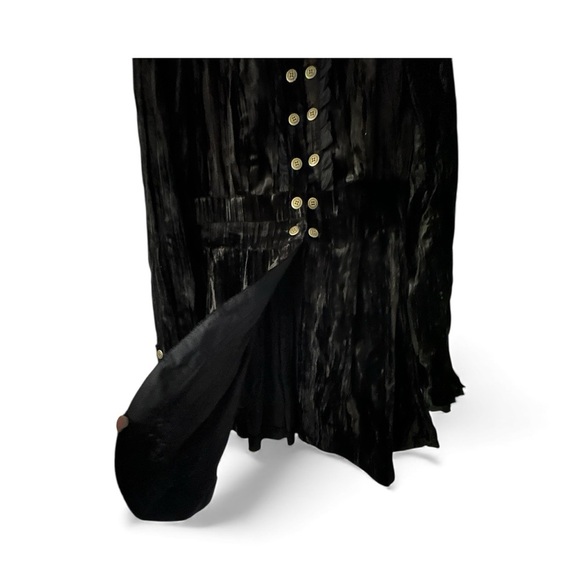 F r e e People Black Velvet Military Jacket | Top - Picture 5 of 8